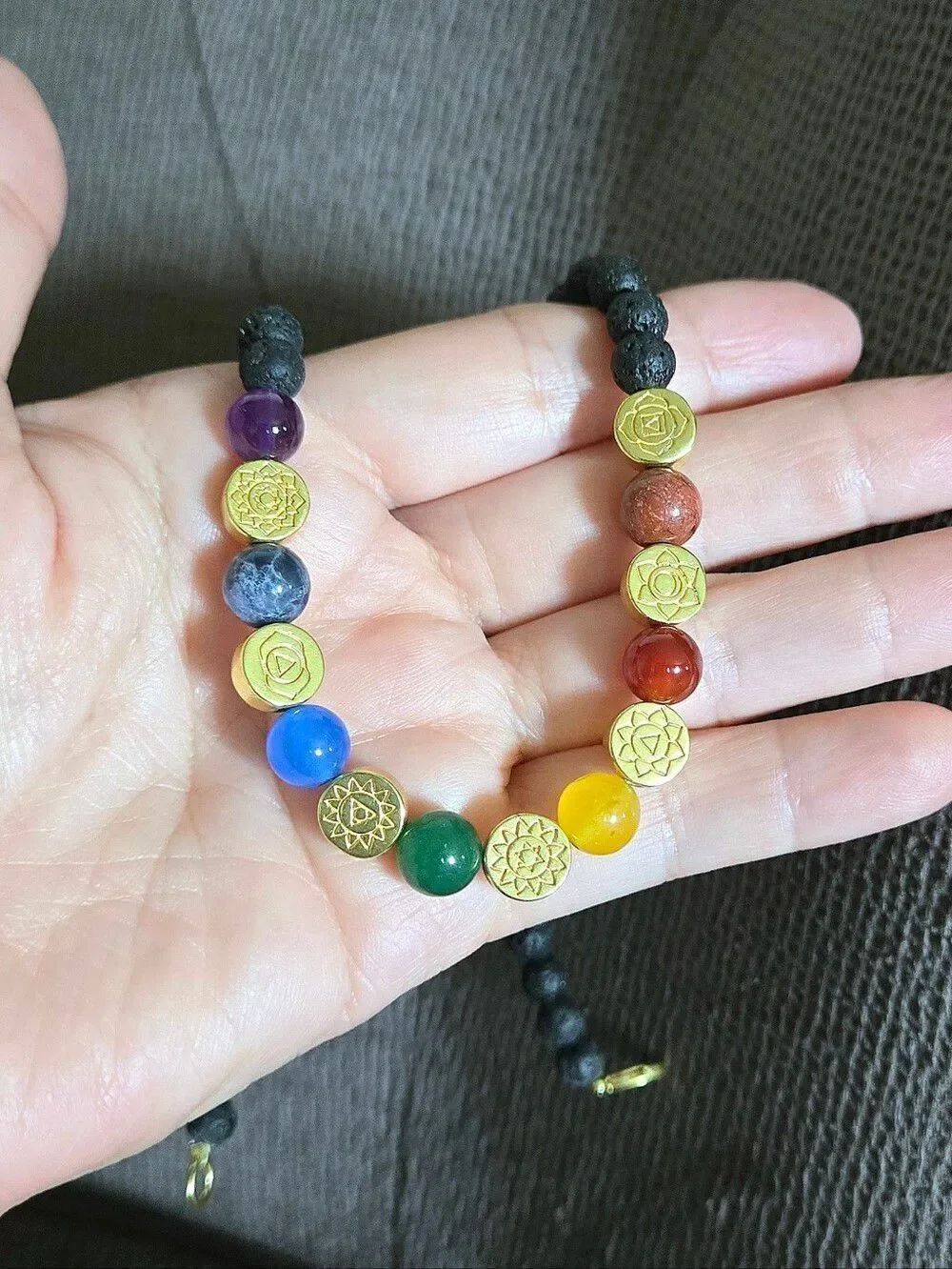 Shivam Seven7️⃣ Chakras🧘♀️ Beaded Necklace - NWT - Picture 2 of 15